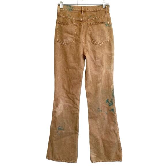 PacSun Tie Dye High Rise Bootcut Jeans Brown/Teal 27 X 32‎ - Picture 12 of 12